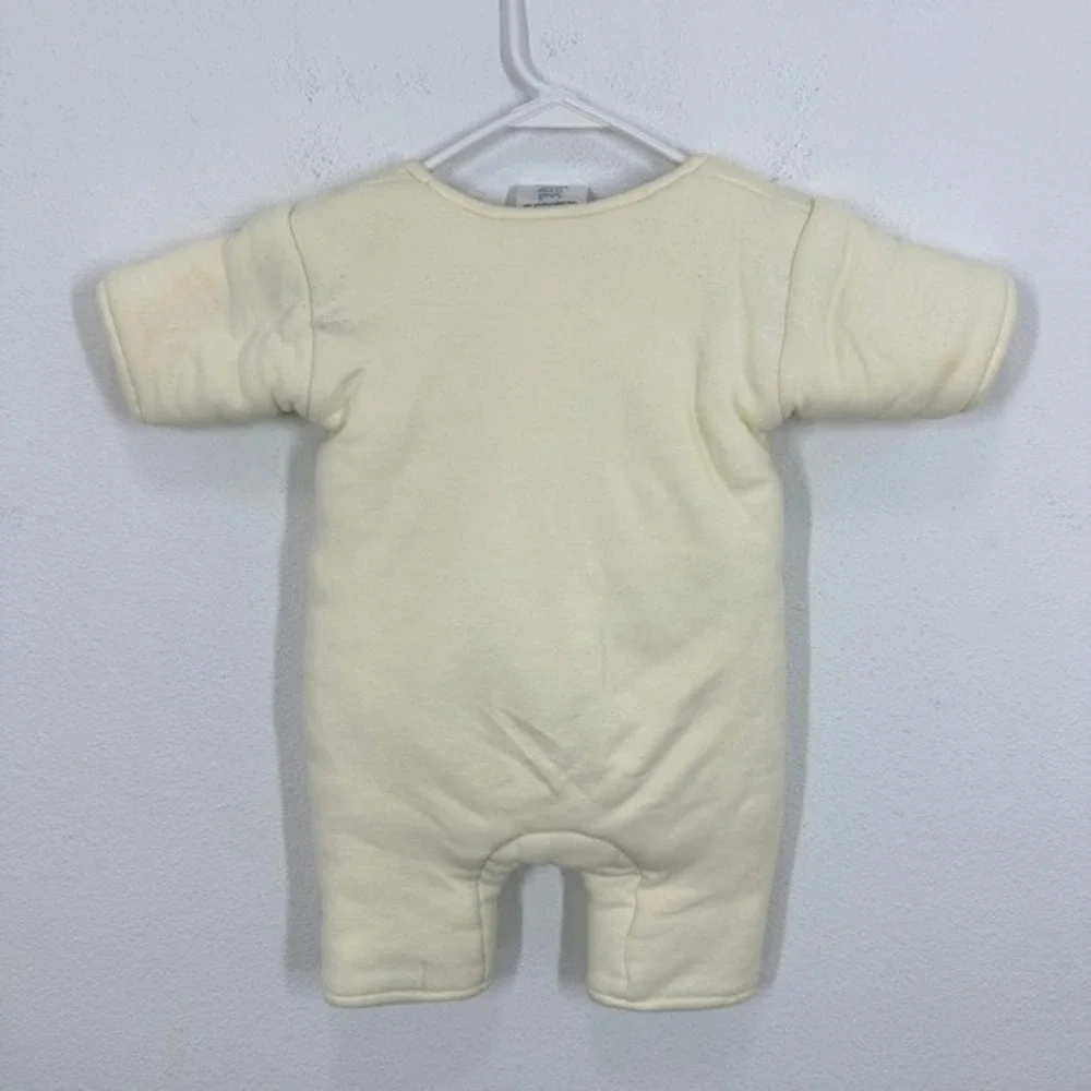 Baby Merlins Magic Sleepsuit Swaddle Sleeper Pajamas Cream Small‎ 3-6 Months